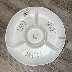 Rae Dunn - Snack Serving Platter 12.75”